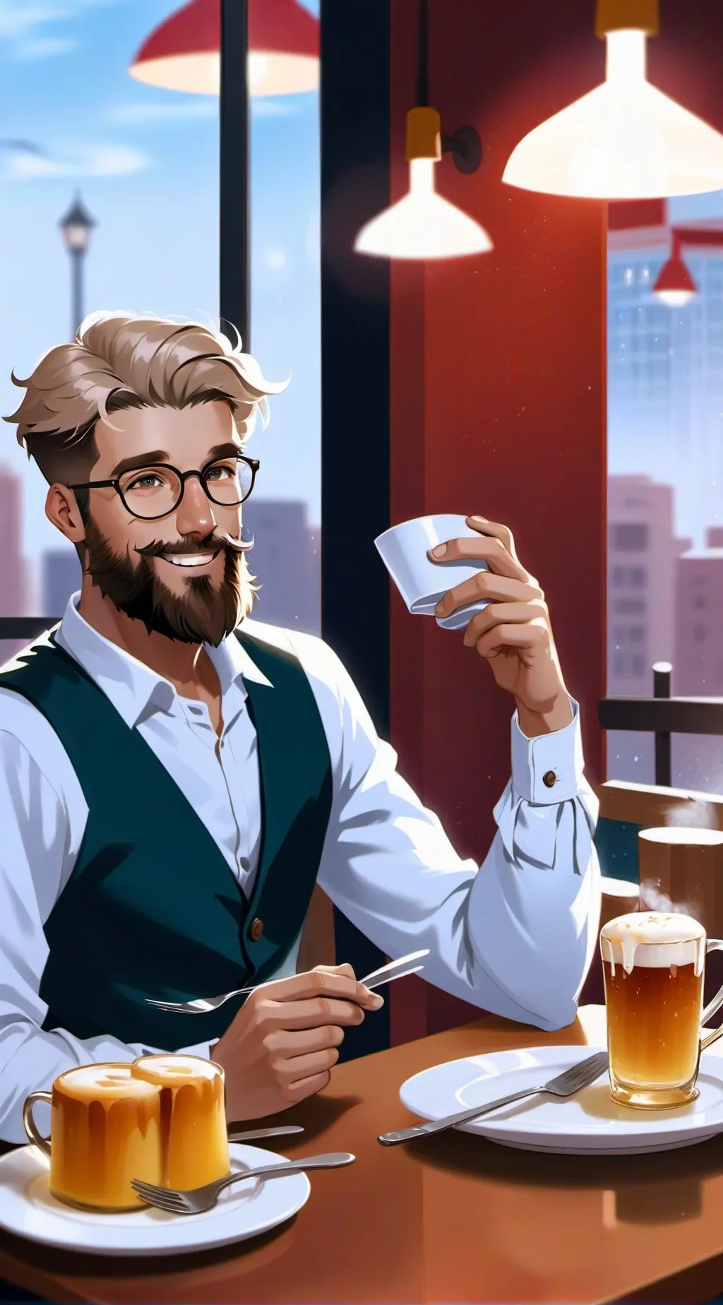 ai character: man background