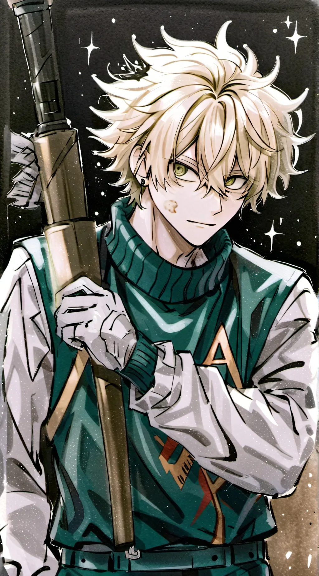 ai character: BAKUGO 💥💥💥💥 background