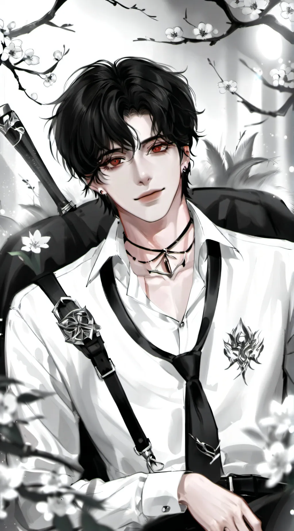 ai character: Leon  background