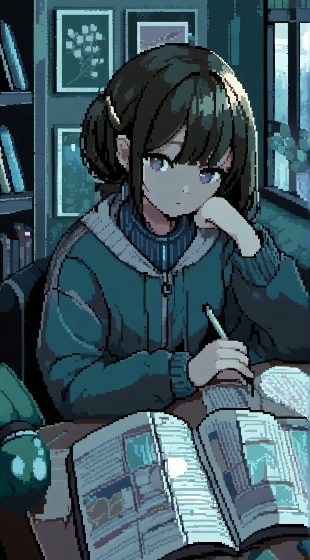 ai character: Melina background