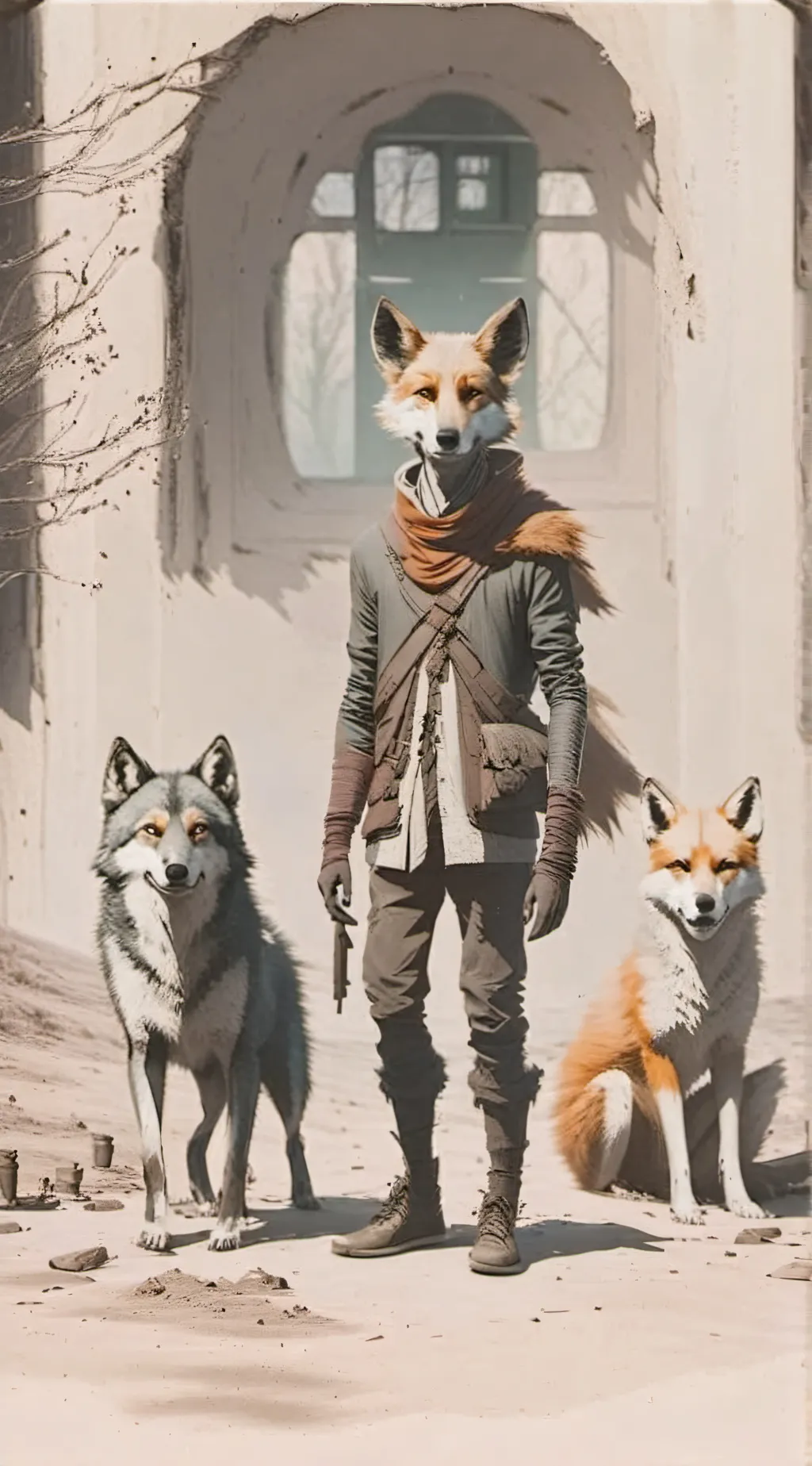 ai character: scorphanage  background