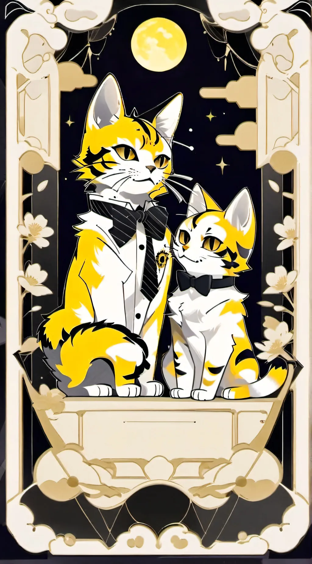 ai character: Kitty Eclipse  background