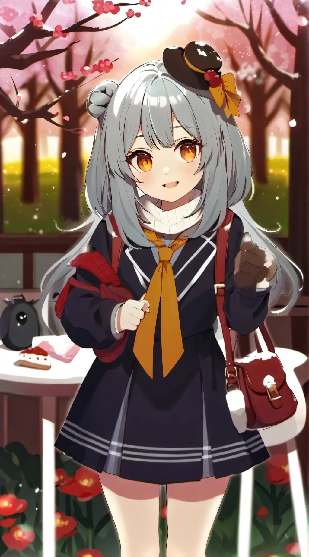 ai character: Amy  background