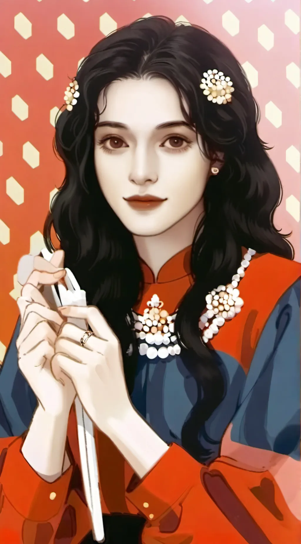 ai character: Hanna  background