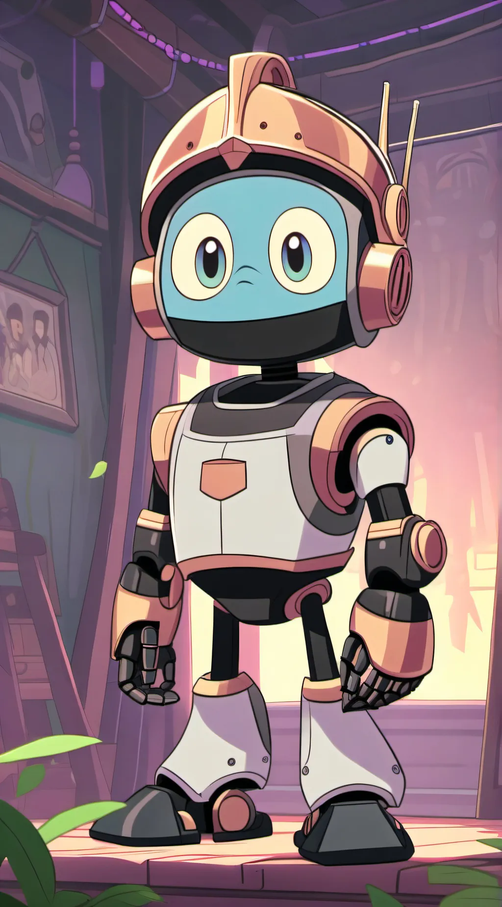 ai character: self aware Ai background