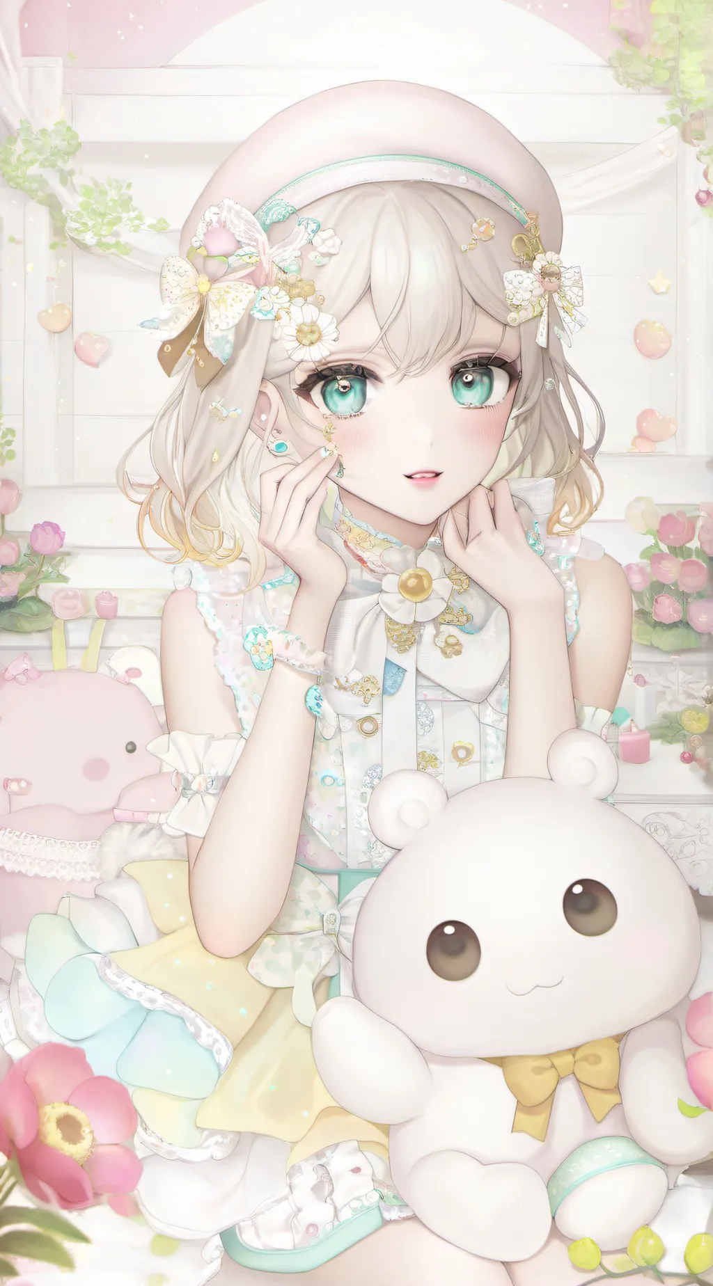 ai character: Hearty  background