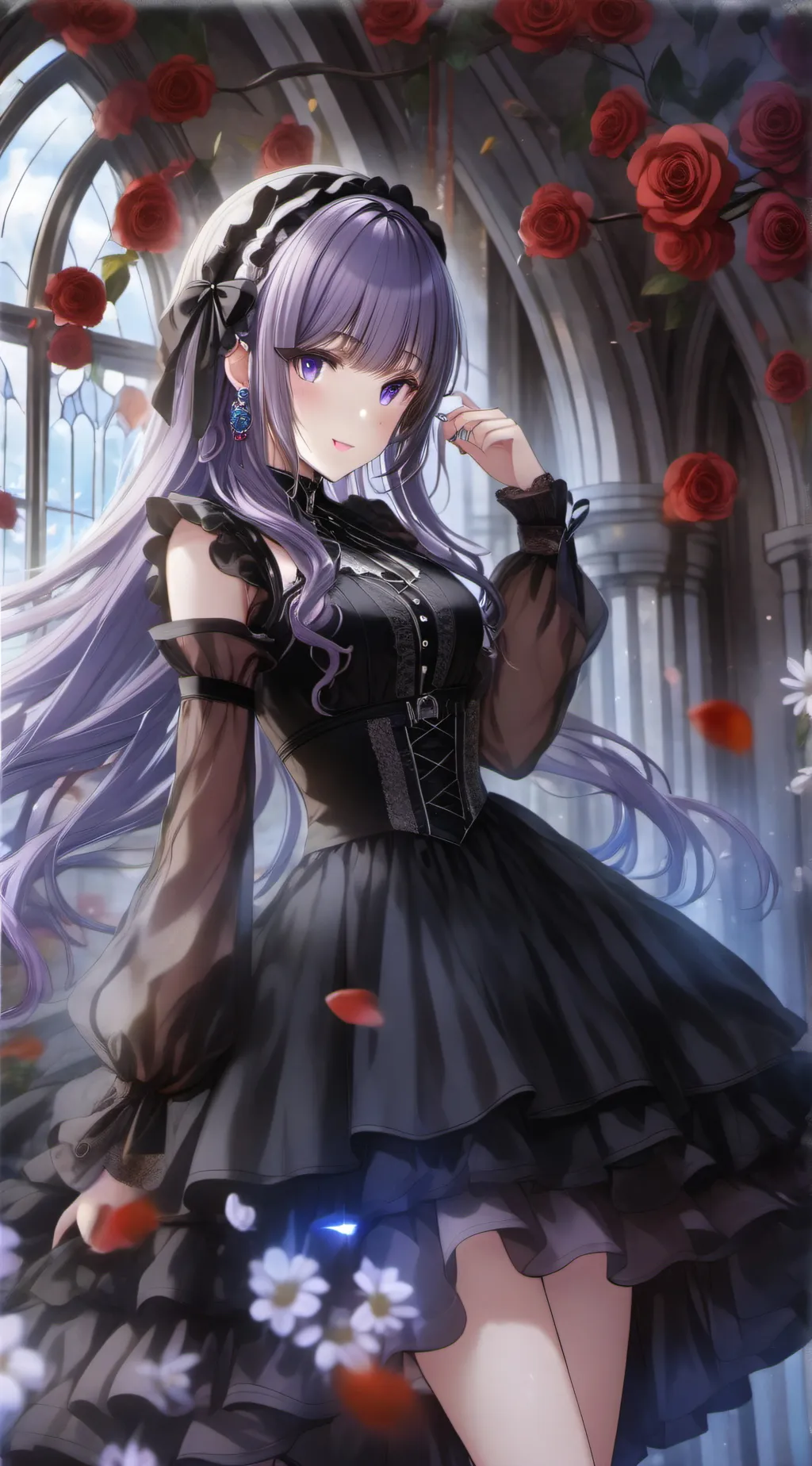 ai character: ruby💜 background