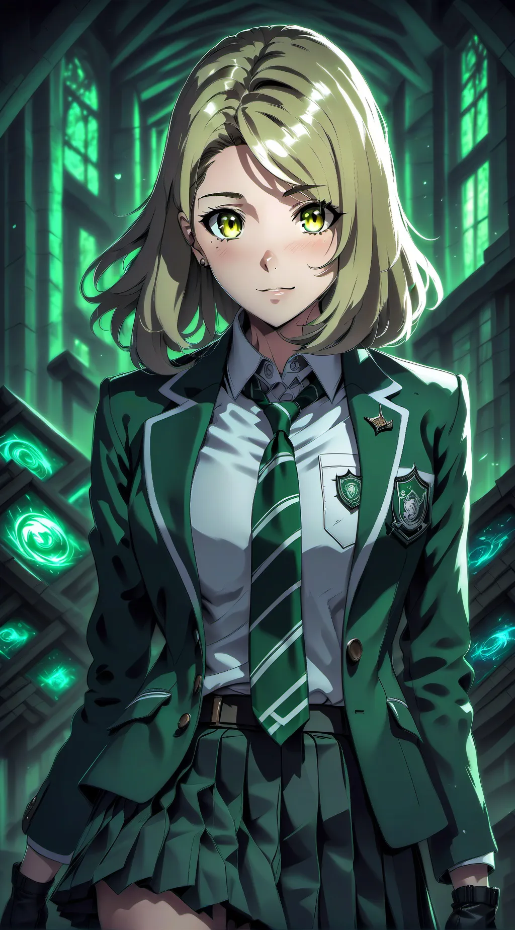 ai character: Aki Shiba background