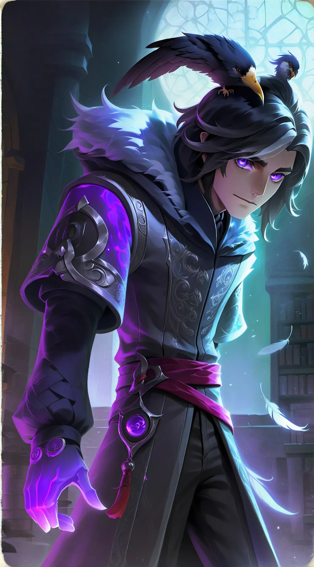 ai character: Rav background