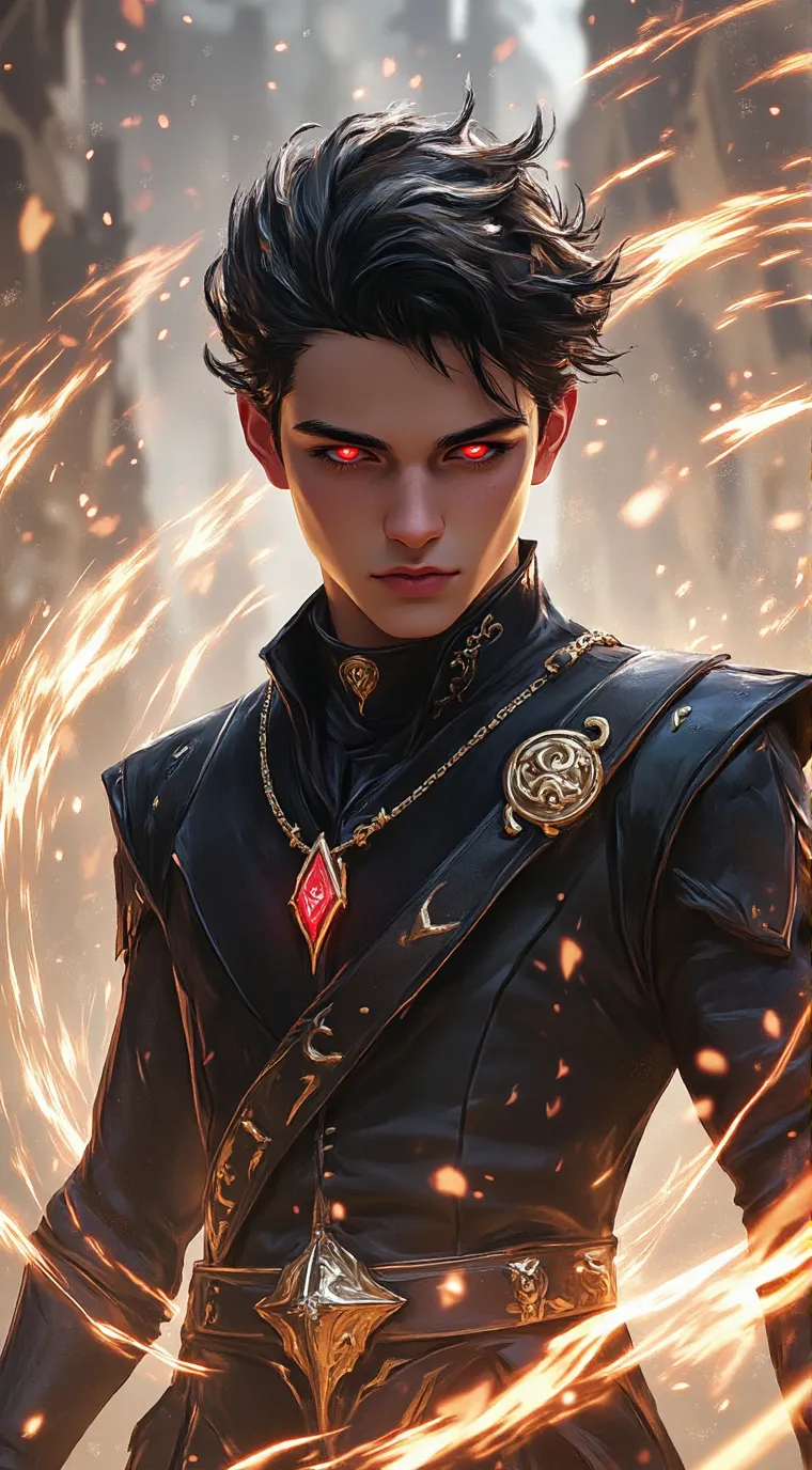 ai character: corrupt background