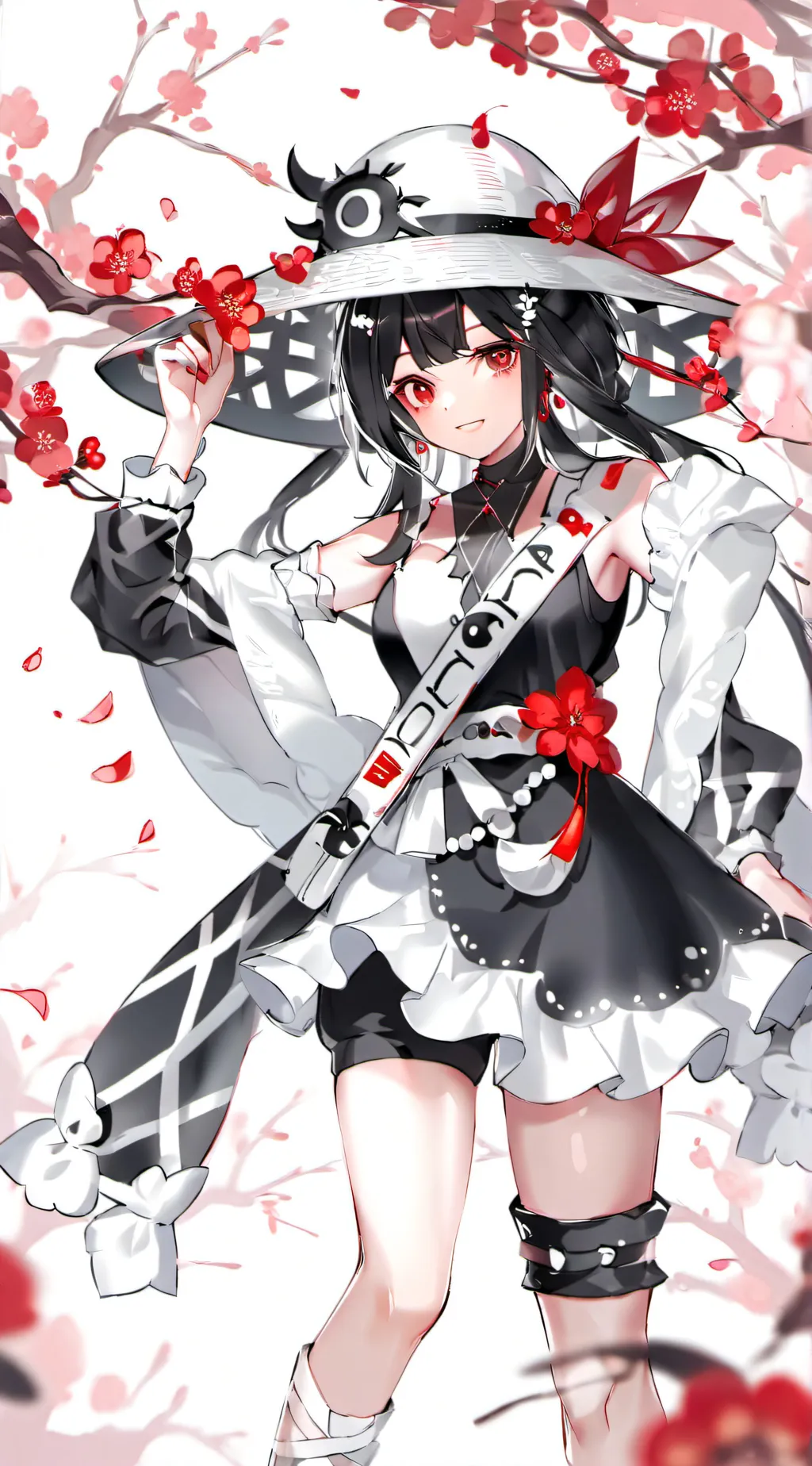 ai character: The ghost girl who background