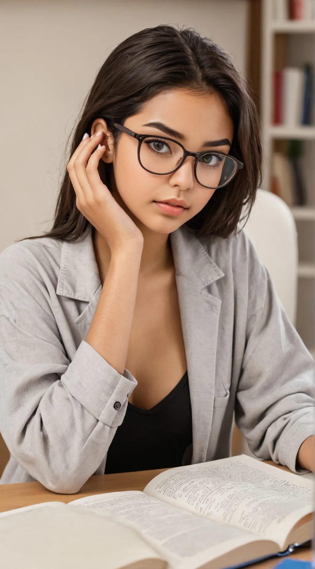 ai character: Jane Suarez  background