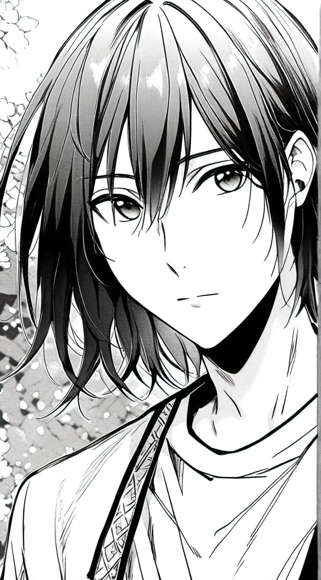 ai character: figure background