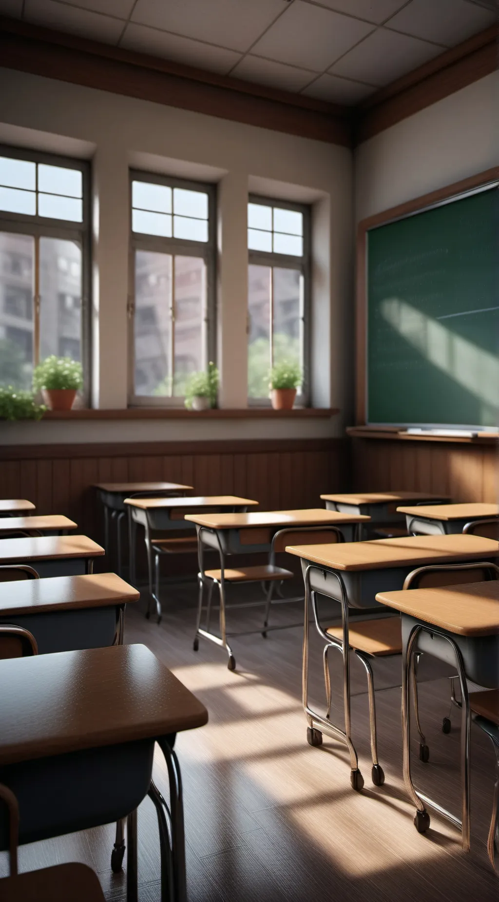 ai character: School background