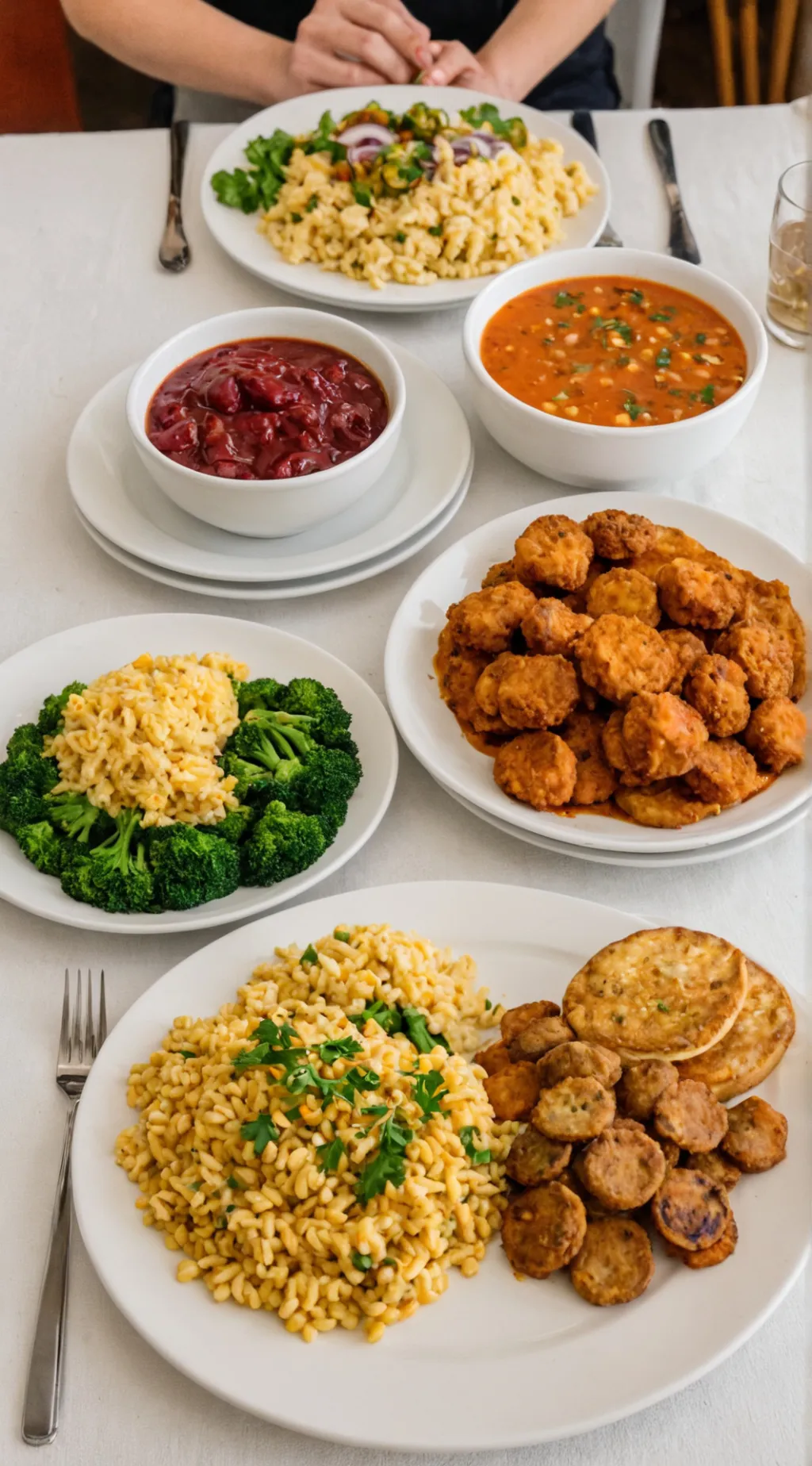 ai character: Food ✨ background