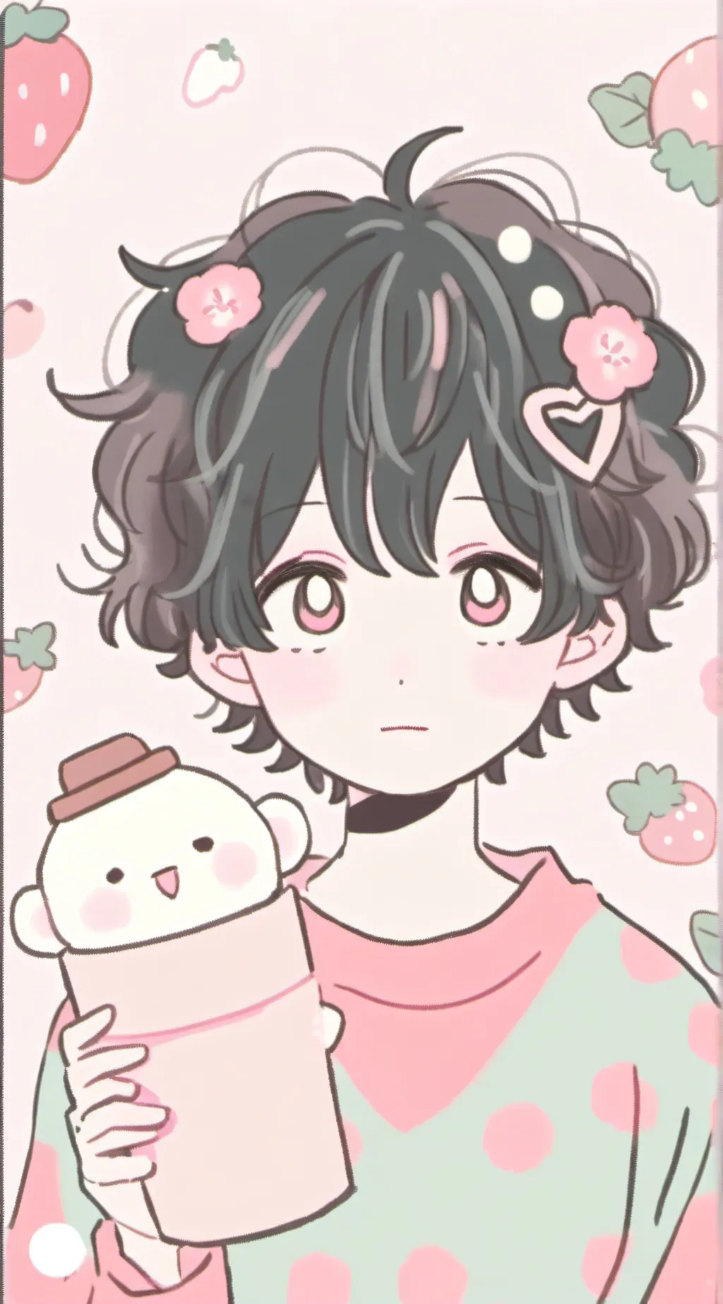 ai character: Deku  background