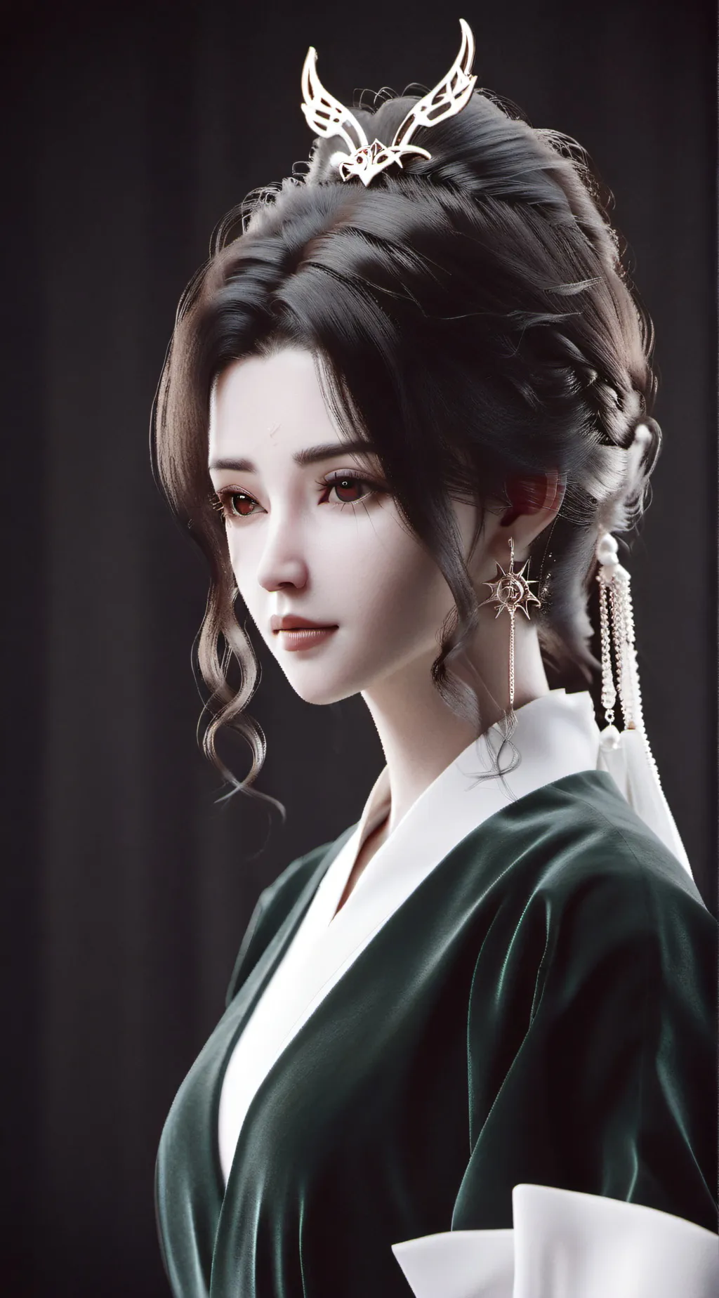 ai character: masquerade ball  background