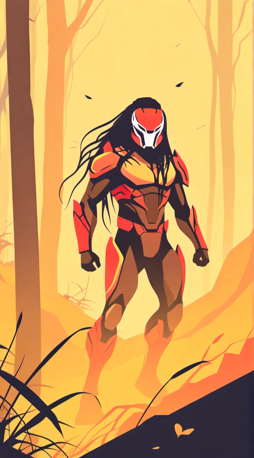 ai character: predator background