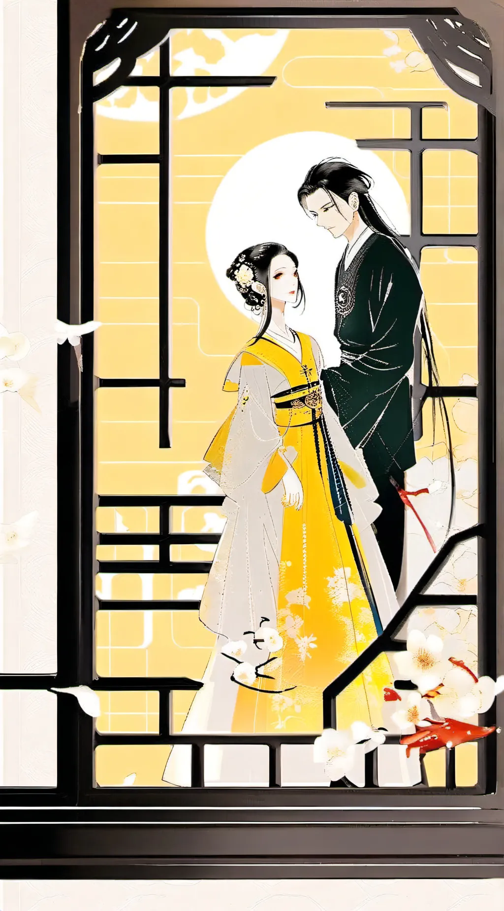 ai character:   Stella and Aaron background