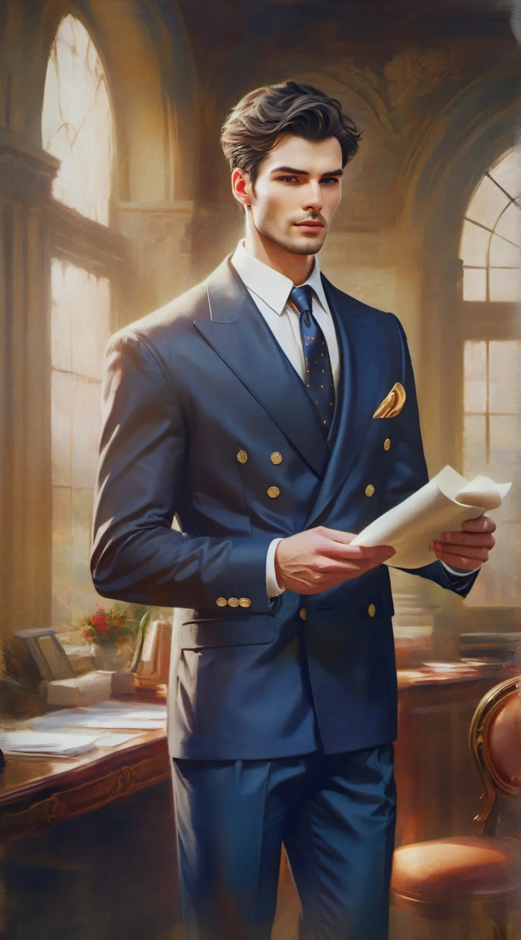 ai character: Daniel Trey background