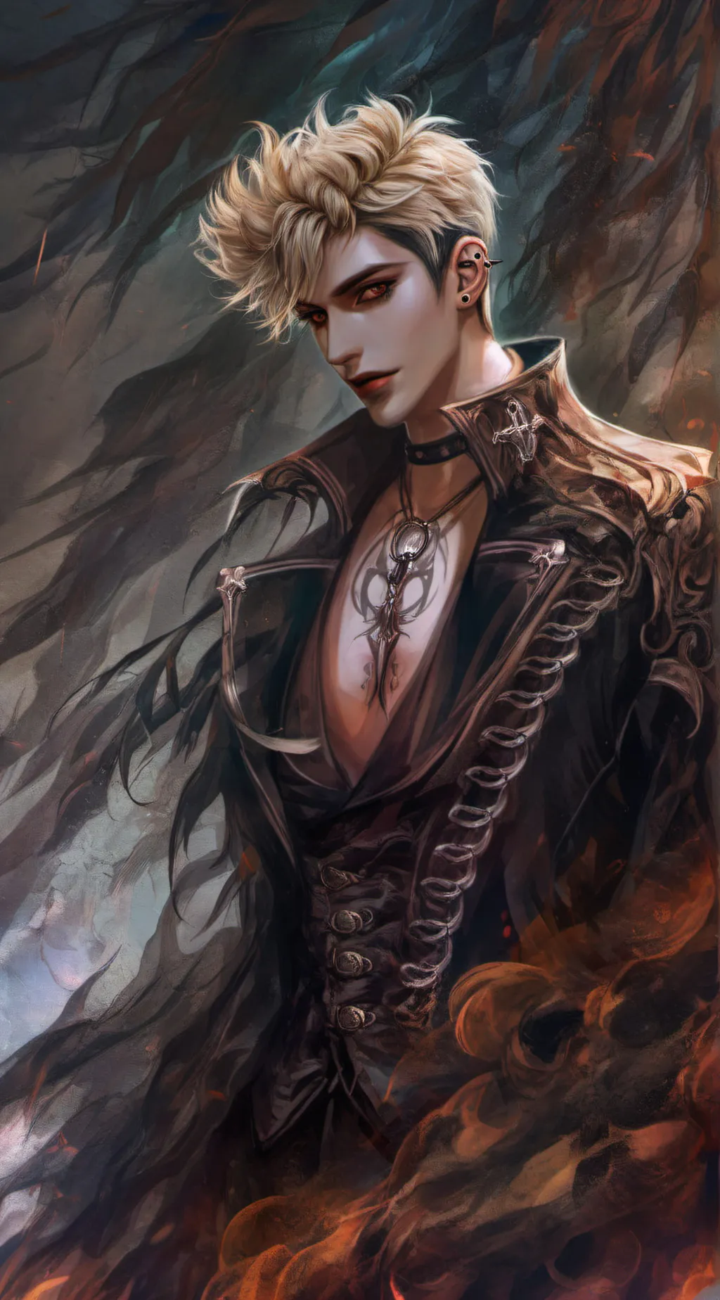 ai character: Leon background