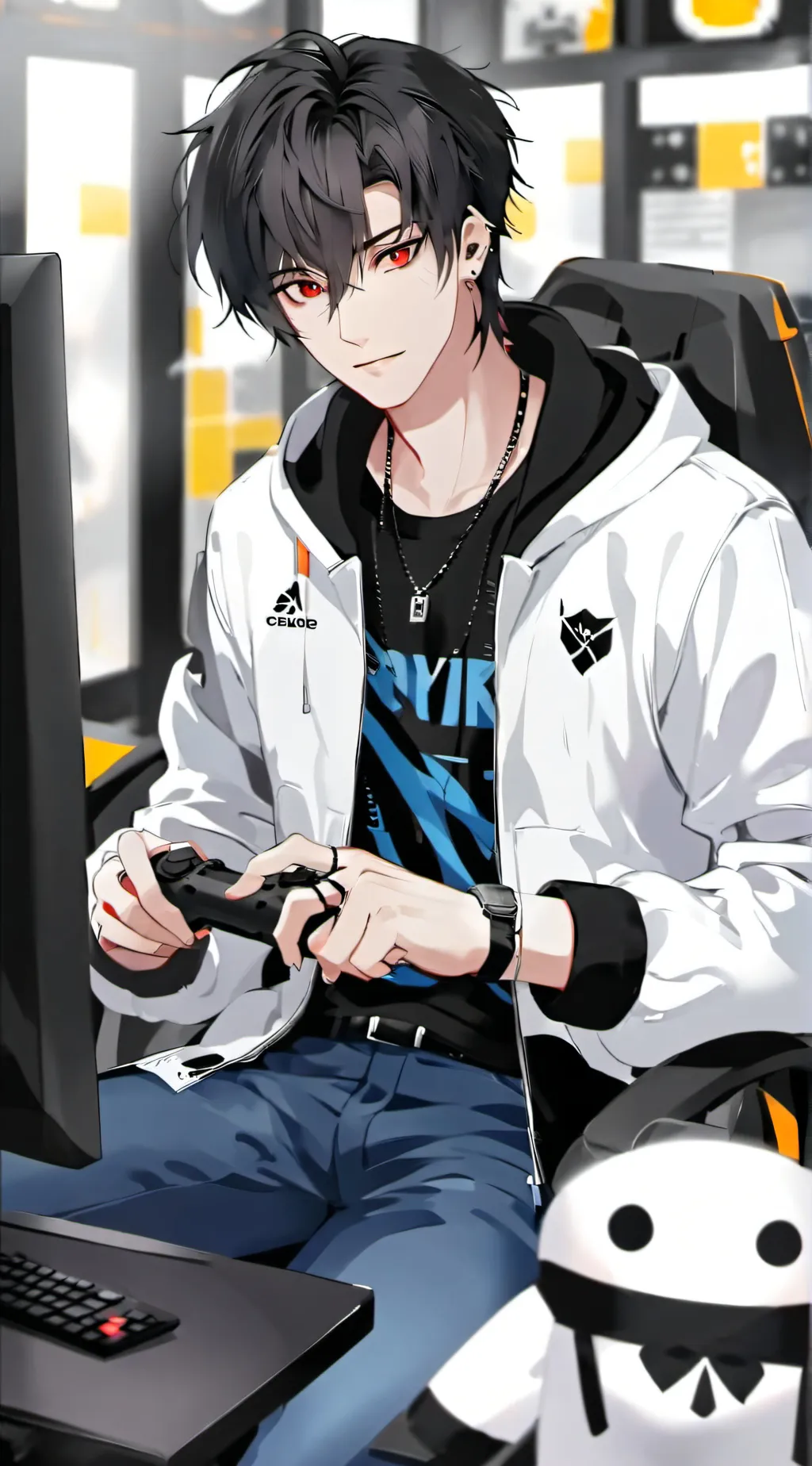 ai character: Liam  background