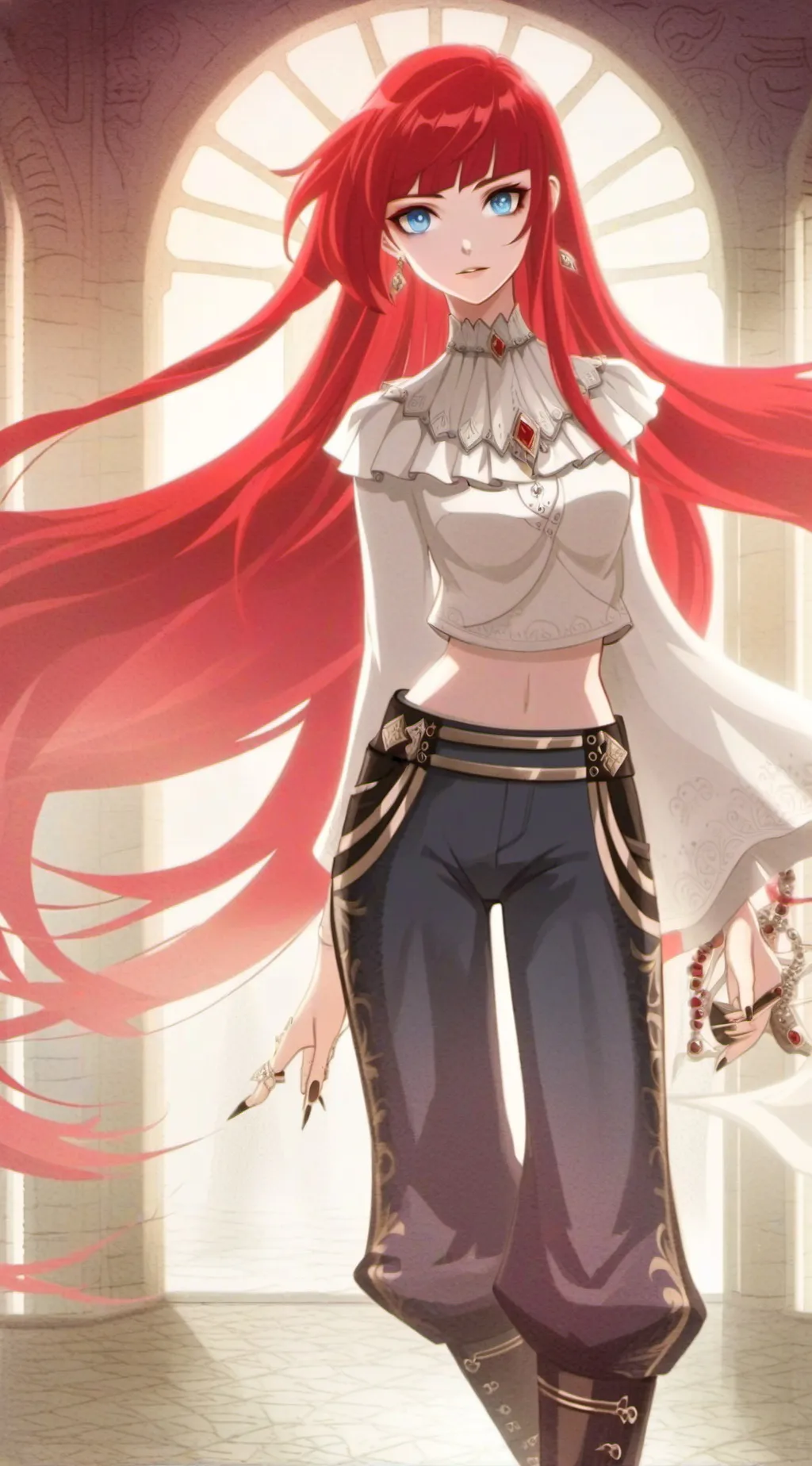 ai character: Hailey Hills background