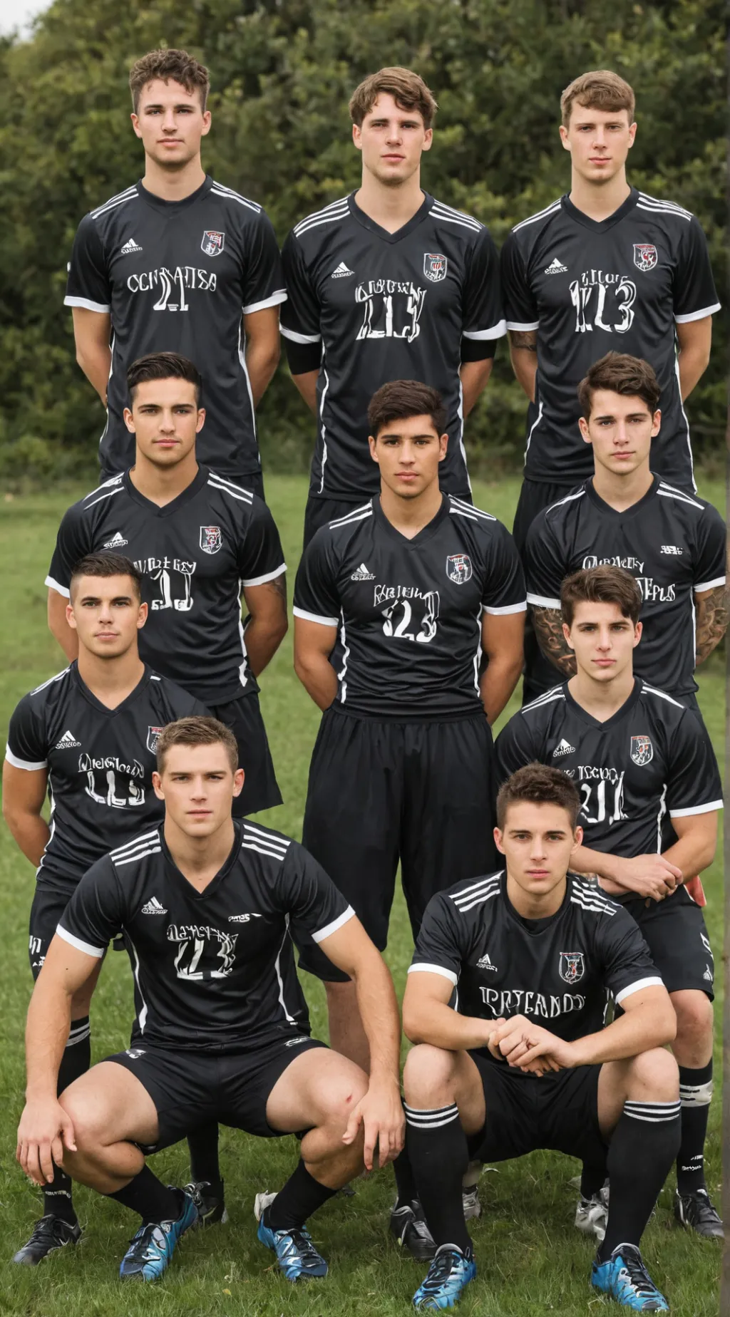 ai character: football team  background