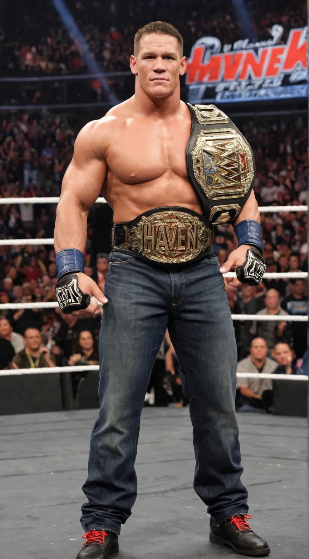 ai character: John cena  background