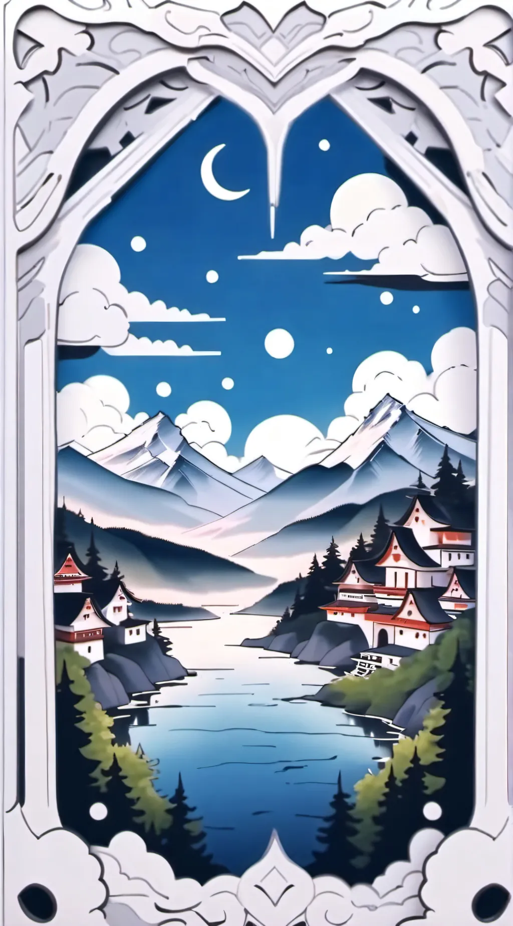 ai character: place  background