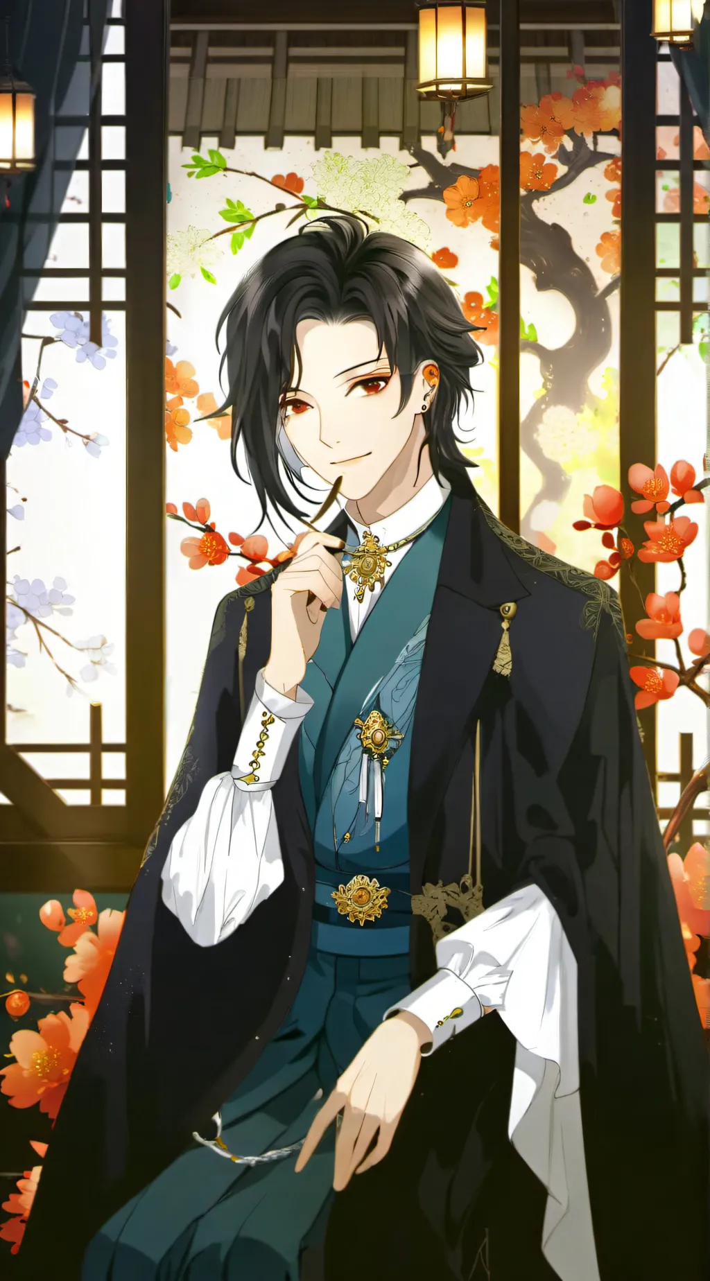 ai character: mha.....  background