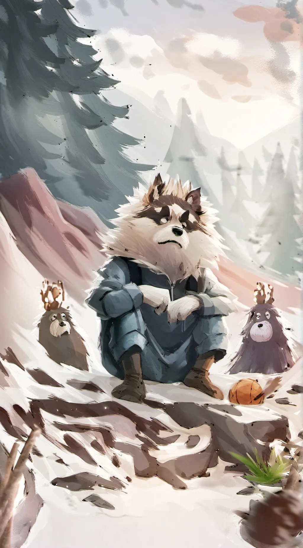 ai character: Long background