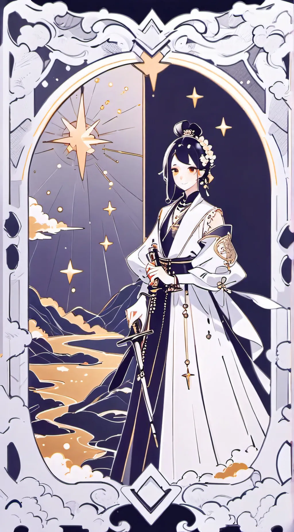 ai character: ? background