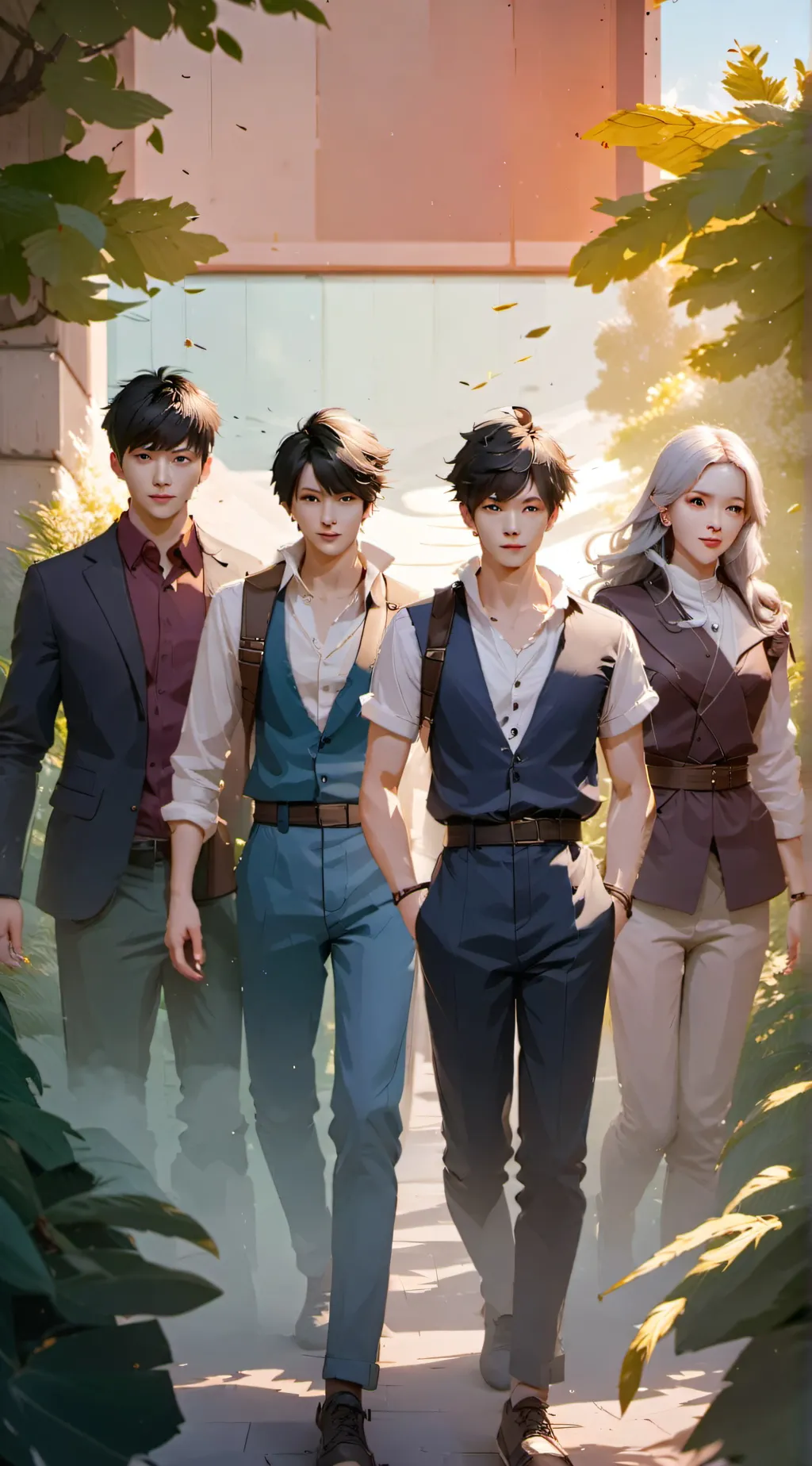 ai character: new group background