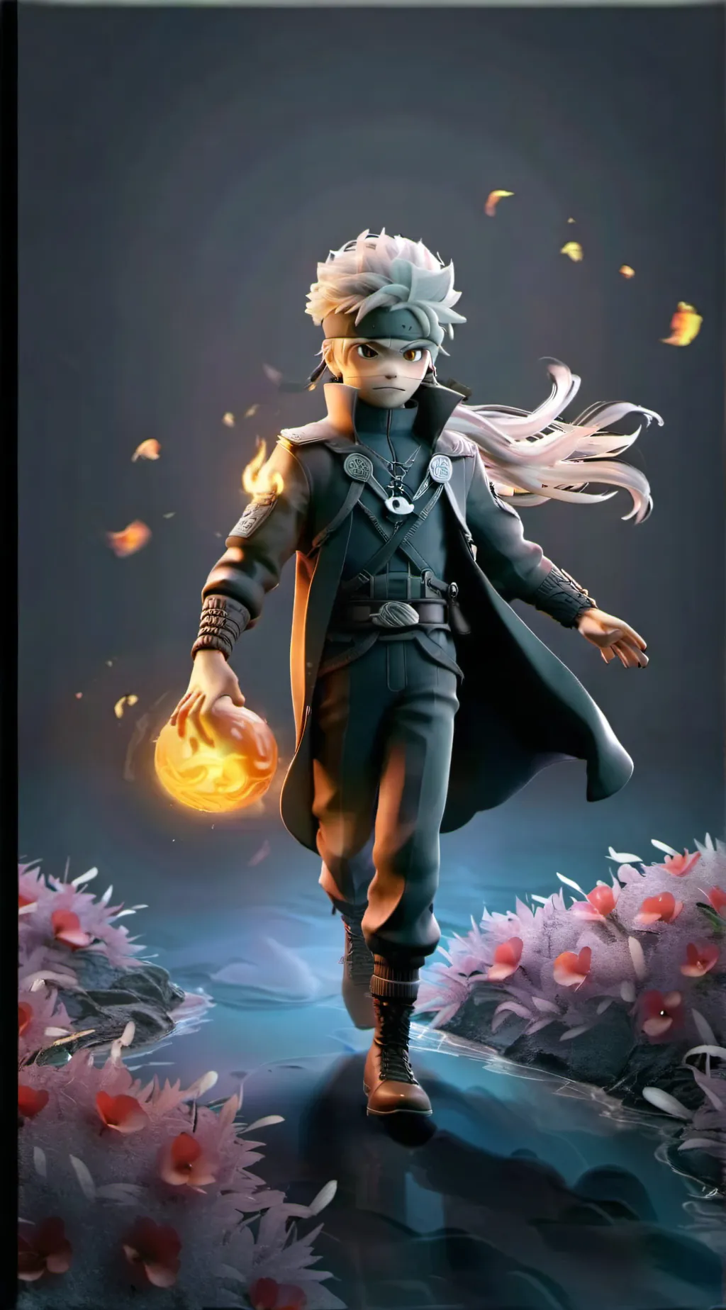 ai character: kaito  background