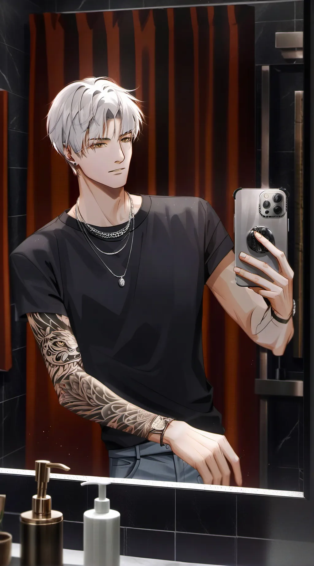 ai character: Tom felton😍 background