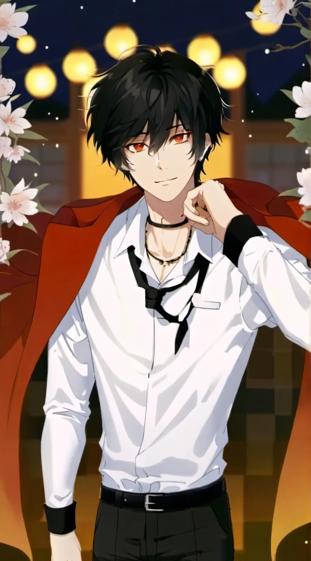 ai character: ♡~Aaron~♡ background