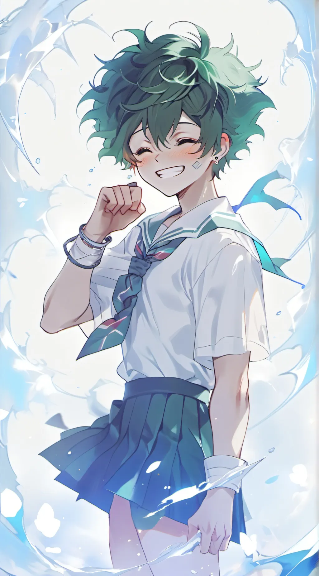 ai character: bakugo  background