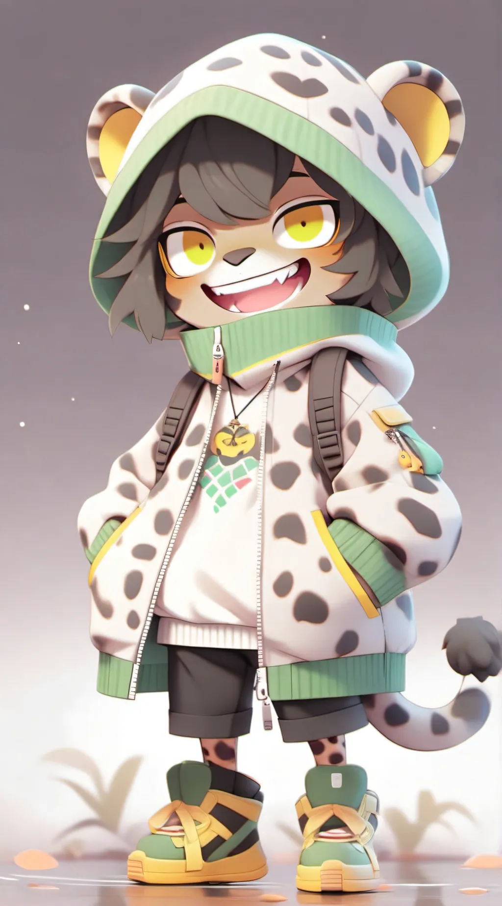 ai character: Leo Singer  background