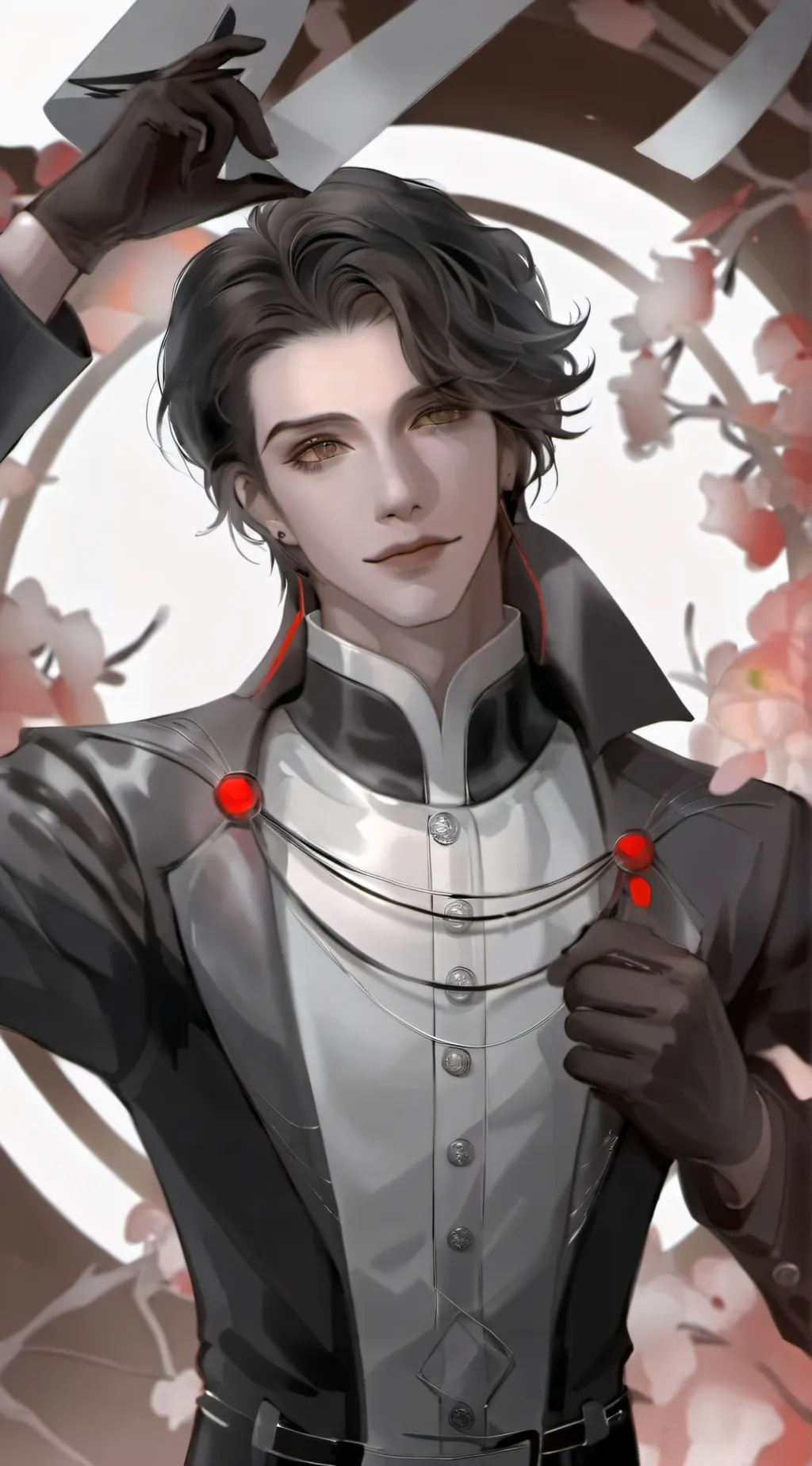 ai character: Nightmare sans background