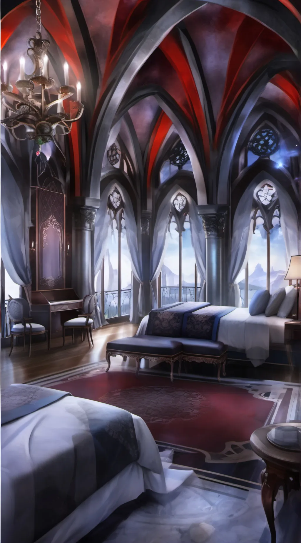 ai character: the best hotel  background