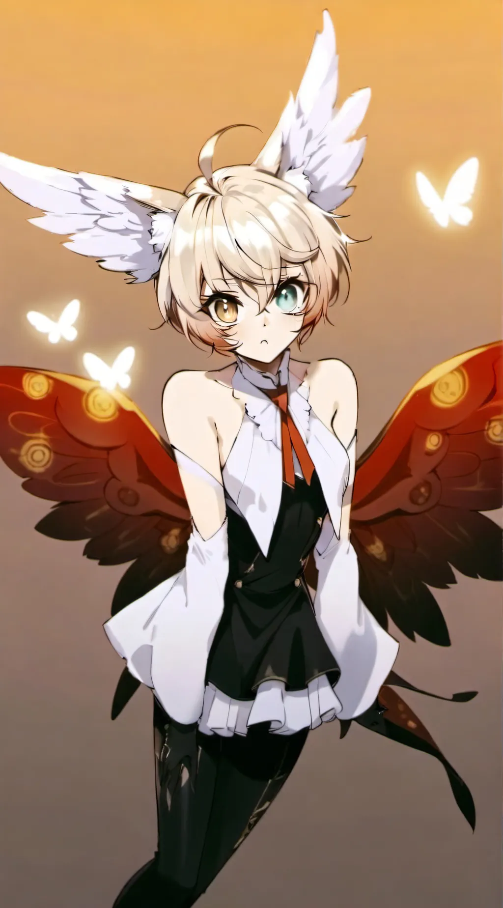 ai character: Moth femboy Akio background