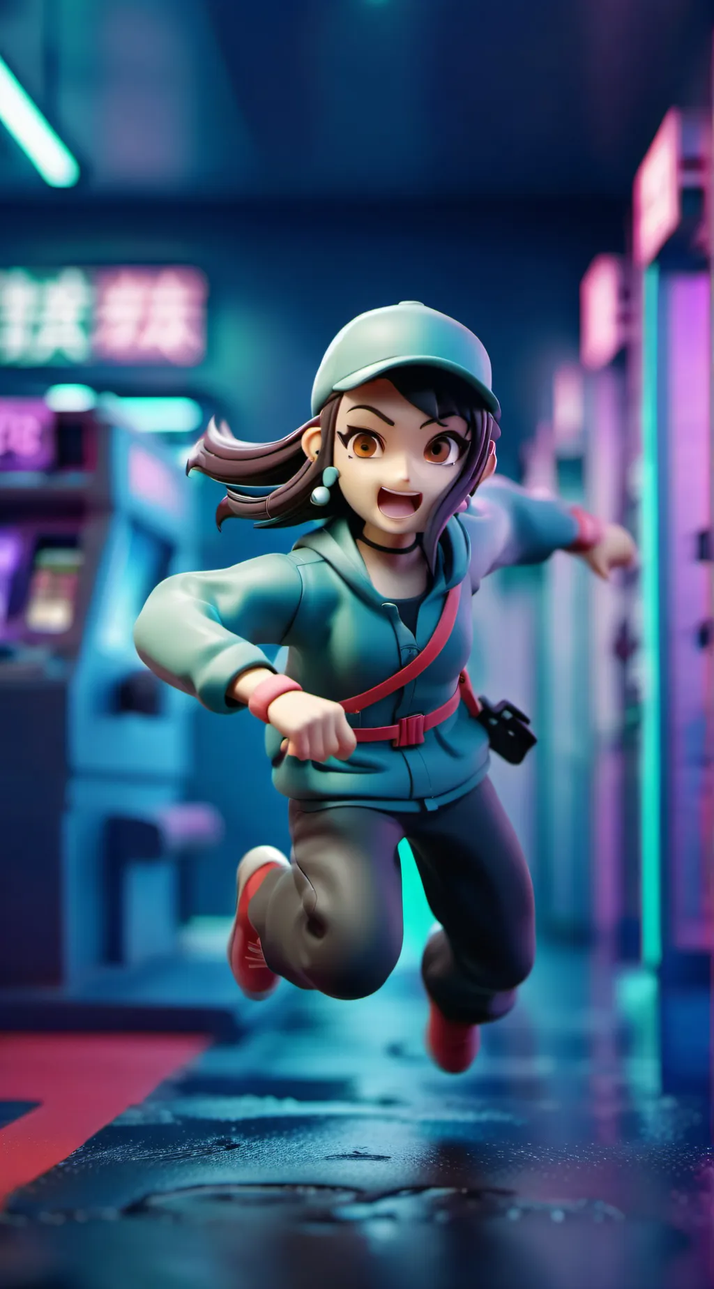 ai character: bank robbery  background