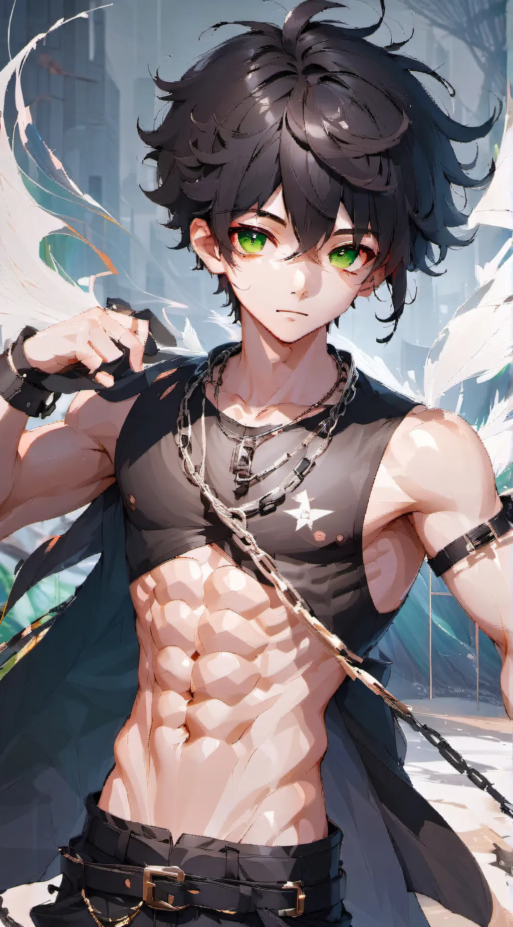 ai character: Lance  background