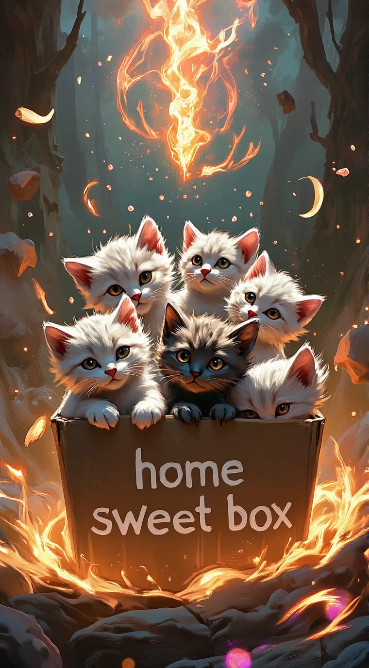 ai character: The kitten sibling background