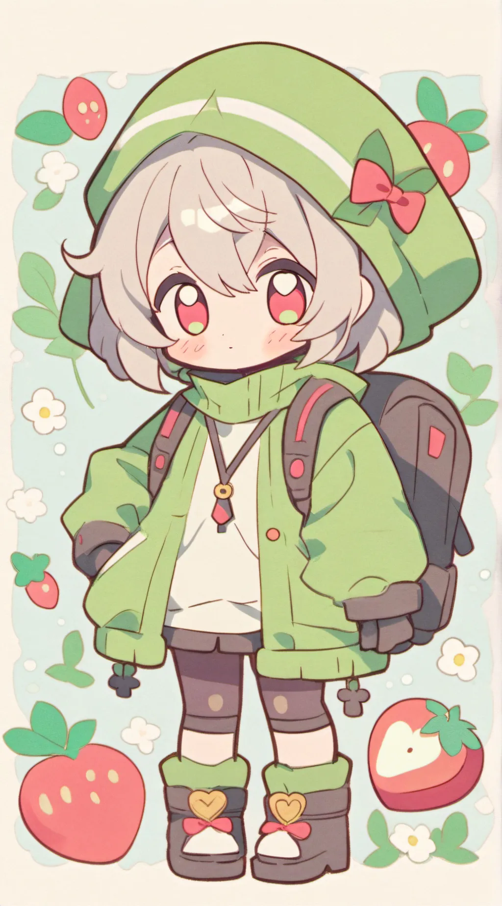 ai character: MHA - phone background