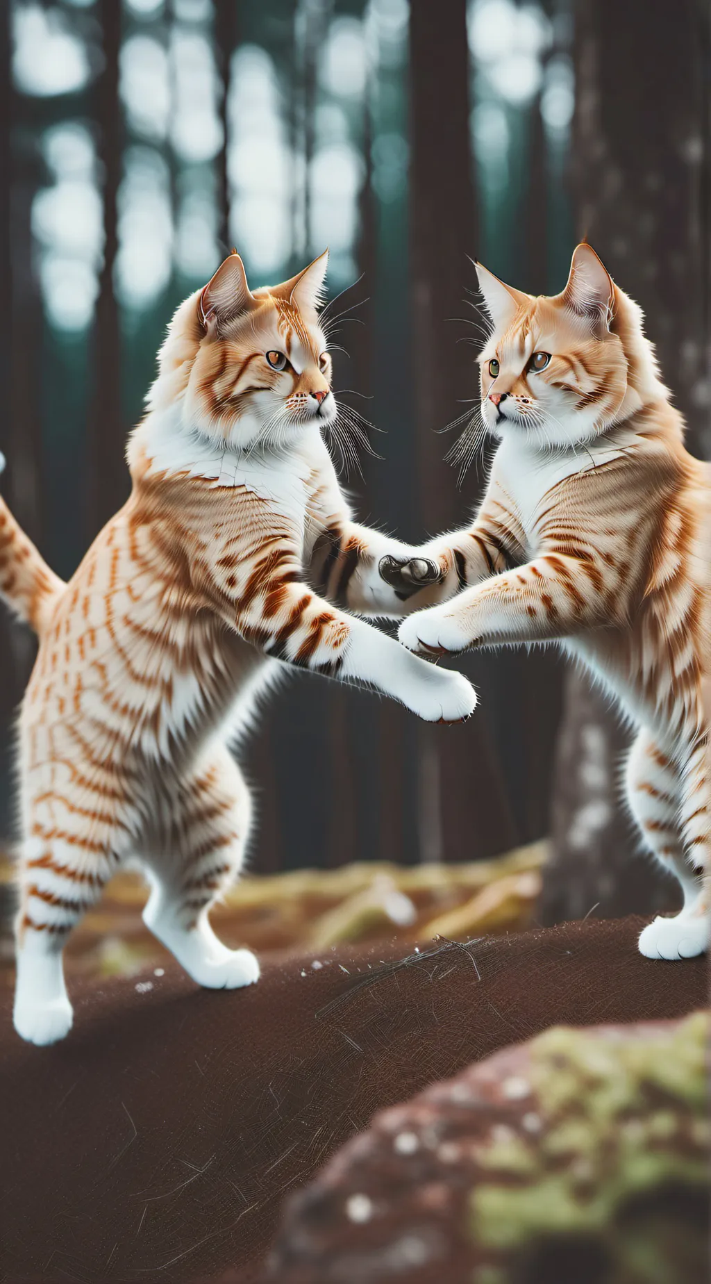 ai character: fighting Kitty background