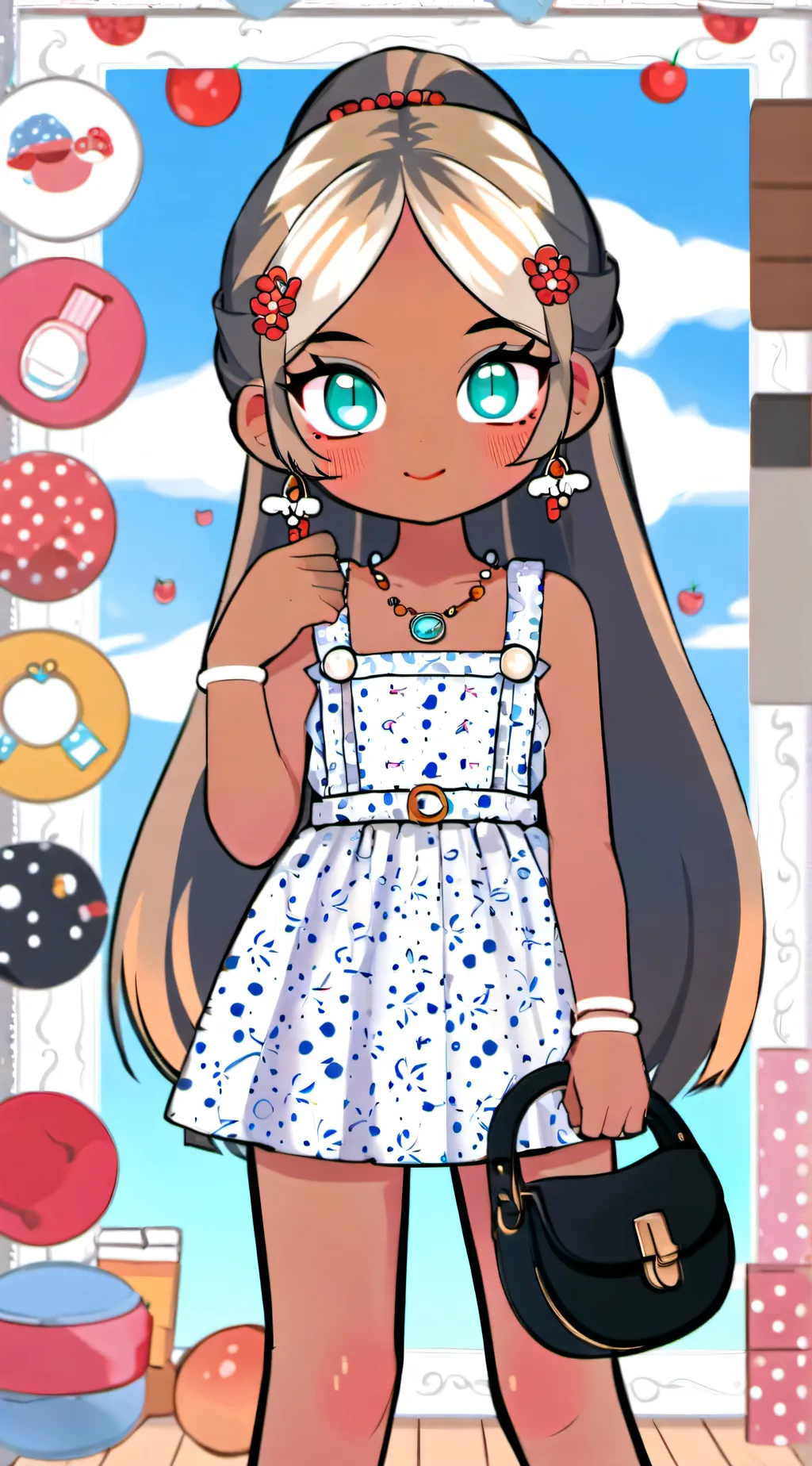 ai character: Lilly background