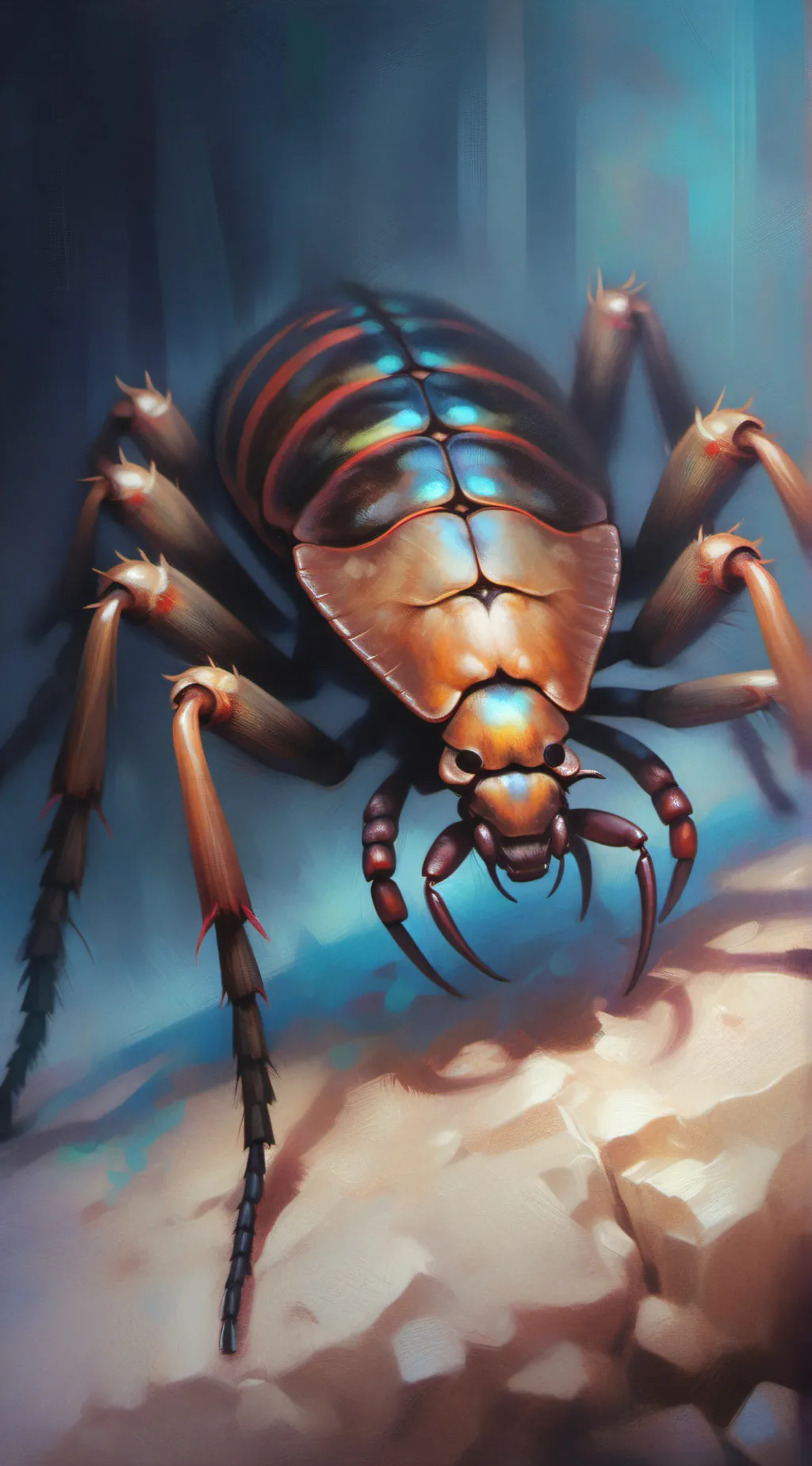 ai character: Weird Talking Bug background