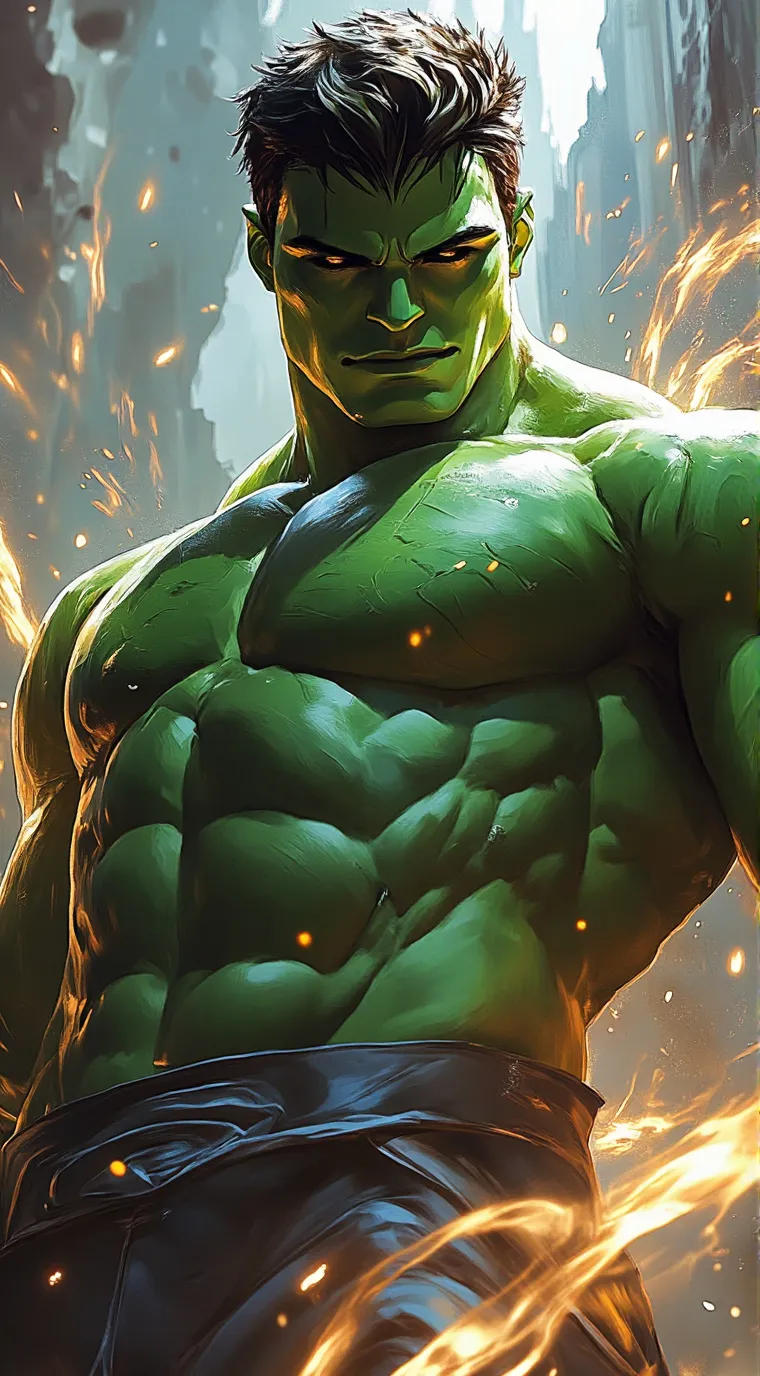 ai character: Hulk background
